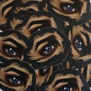 DSC05948 Blue Eyes - Sticker