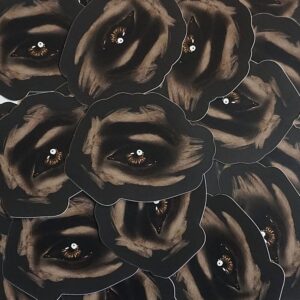 DSC05967 Yellow Eyes - Sticker
