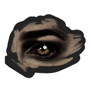Yellow_Eyes_Sticker Yellow Eyes - Sticker