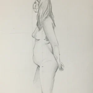 Life Drawing - Flower girl