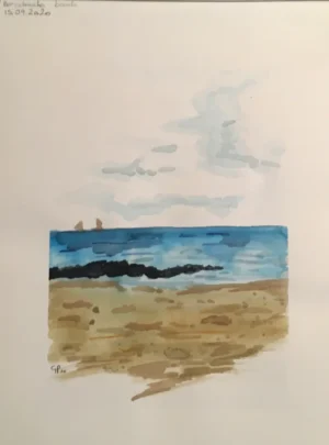 Painting class on the beach 2